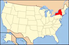 Poughkeepsie na mapě