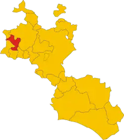 Sutera na mapě