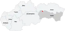 Betlanovce na mapě