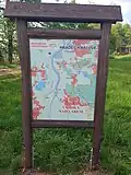 Mapa prvního úseku HK – Vysoká n. L.
