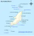 mapa ostrova