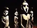 Dřevěné figurky kmene Mapučů