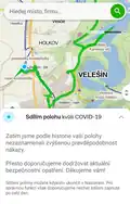 Sdílení polohy v aplikaci Mapy.cz