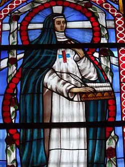 Vitráž v Istituto di Suore della Santissima Trinità, Řím