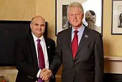 Marc Ellenbogen a Bill Clinton
