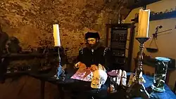 Figurína Bonaciny v expozici v Moravské Třebové