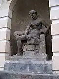 Kašna se sochou Terezky - alegorie Vltavy, Mariánské náměstí