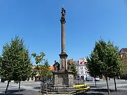 Mariánský sloup, Valdštejnovo náměstí, Jičín.JPG
