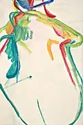 Obraz "Dicke Grüne" (Tlustá zelená), 1961