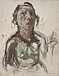 Obraz "Selbstporträt expressiv" (Expresivní autoportrét), 1945