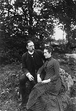 Marie og Fritz Rustad, asi 1885