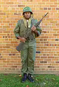 Mariňák s M14 v uniformě ze 60. let, doba Vietnamské války