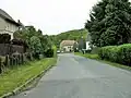 Pohled od cesty z nádraží