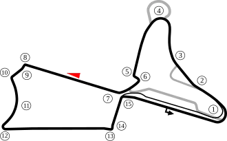 Mapa okruhu v roce 2016