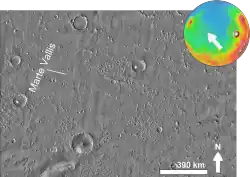 Údolí Marte Vallis (THEMIS)