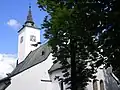 Pohled na kostel