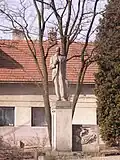 Socha T. G. Masaryka s památníkem padlým