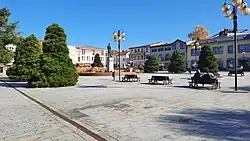 Masarykovo náměstí v Rožnově pod Radhoštěm