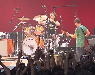 Matt Cameron na koncertě s Pearl Jam