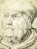 Matthias Grünewald: Hlava starce