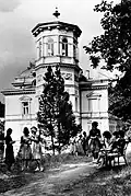 Pohled na vilu v 50. letech 20. století