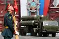 Protiletadlový raketový systém S-400 Triumf na Rudém náměstí