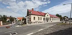 pošta a hospoda na návsi