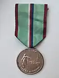 Medaile IV. pluk stráže svobody (lícová strana)