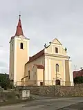severozápadní pohled