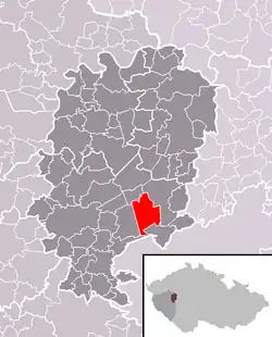 Medový Újezd na mapě