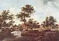 Vesnice s vodním mlýnem (1668)