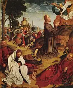 Mistr ze Sankt Severin, Kristus na hoře Olivetské (kolem 1500)
