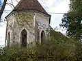 Pohled na kostel zezadu