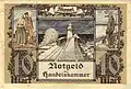 Deseti marková bankovka z roku 1922 s Bílým majákem