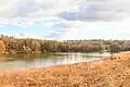 menší jezero pískovny Štít