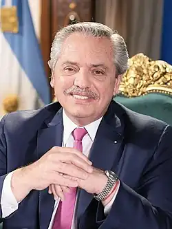 Alberto Fernández (23. prosince 2021)