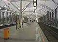 Střecha z kanavy na stanici bruselského metra