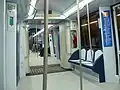 Interiér vlaku řady 9000