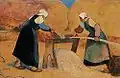 Les Teilleuses de Lin (Labor) (Bretaňské ženy vochlující len) (1889)
