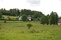 Pohled na část vesnice