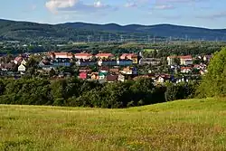 Pohled ze silnice do Rašovic
