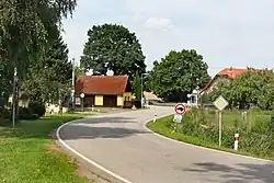 Pohled na část vesnice