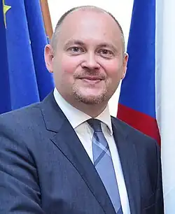 Michal Hašek v roce 2014
