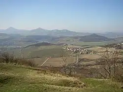 Pohled na Michalovice z Radobýlu