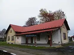 Nádražní budova v roce 2016