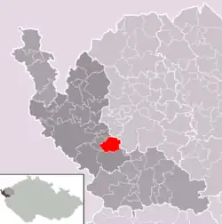 Milíkov na mapě