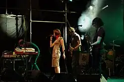 Miou Miou v Boskovicích v roce 2007