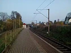 Pohled na zastávku
