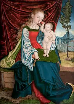 Mistr IW, Madona s dítětem (1525)