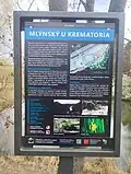 Informační tabule u Mlýnského rybníka